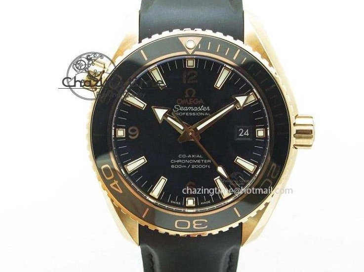 0316 SEAMASTER 300M 43.5MM BLACK CERAMIC VSF 1:1 BEST EDITION BLACK DIAL ON BLACK RUBBER STRAP A FashionForward 7766